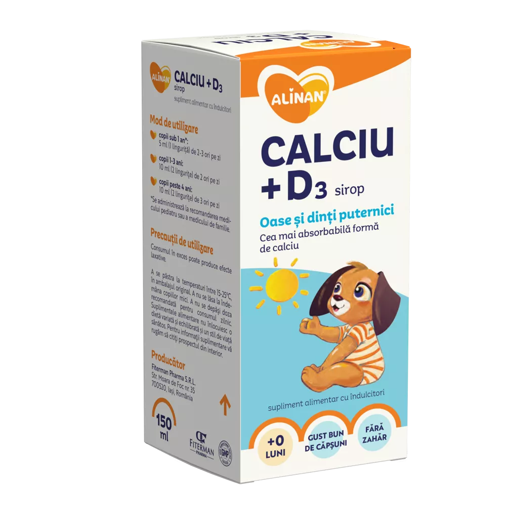 ALINAN-CA+D3 SIROP X 150 ML SIROP