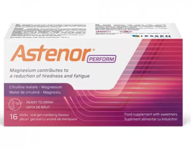ASTENOR PERFORM X 16 PL GEL ORAL