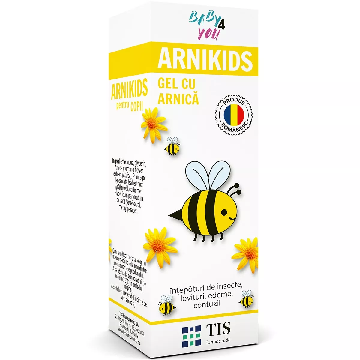 BABY4YOU ARNIKIDS GEL CU ARNICA X 20ML