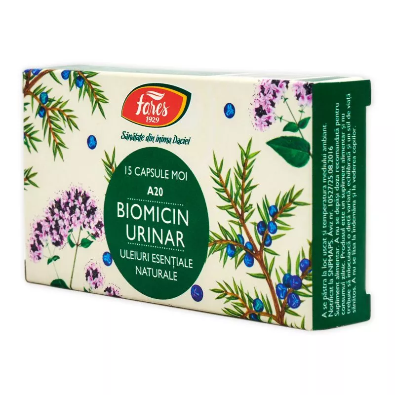 BIOMICIN URINAR X 15 CPS MOI