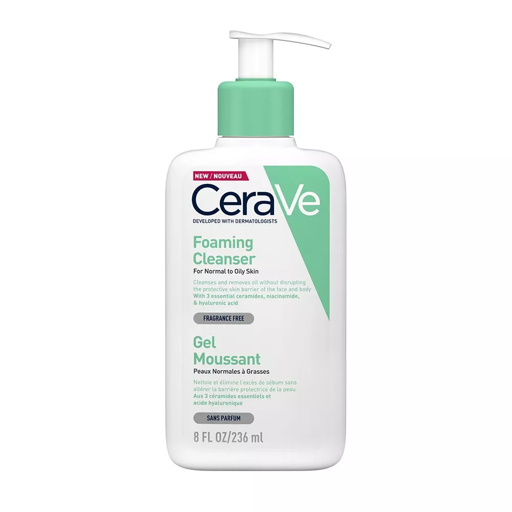 CERAVE GEL DE CURATARE SPUMANT PIELE NORMAL MIXTA X 236ML