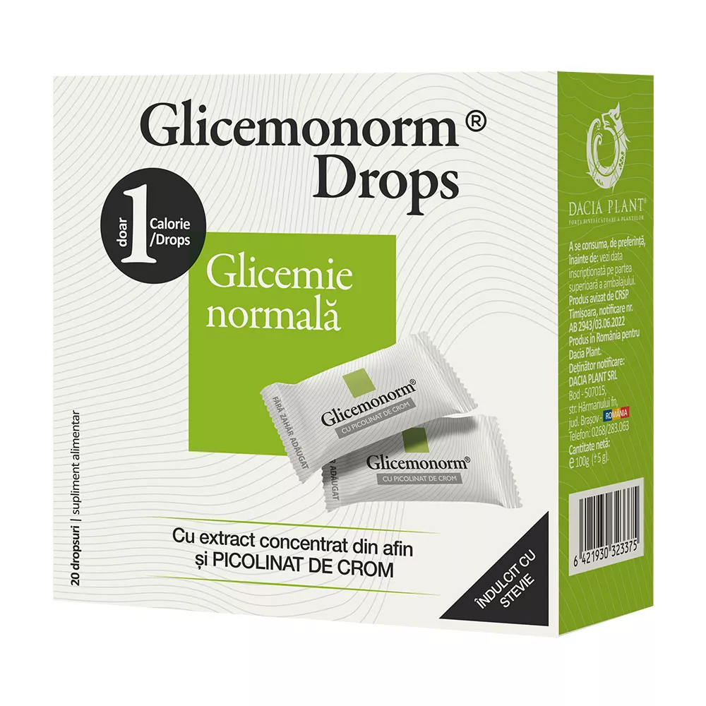 DACIA PLANT GLICEMONORM X 20 DROPS