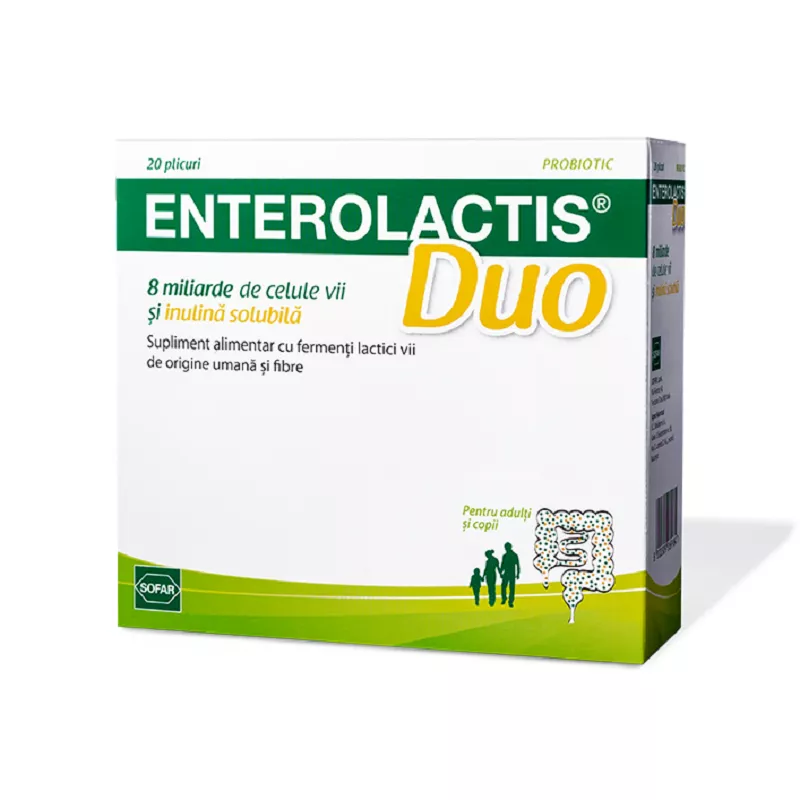ENTEROLACTIS DUO 5G X 20 PLICURI