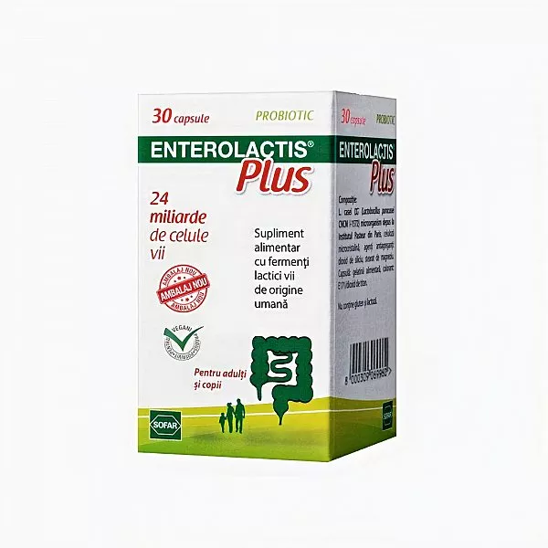 ENTEROLACTIS PLUS X 30CAPSULE
