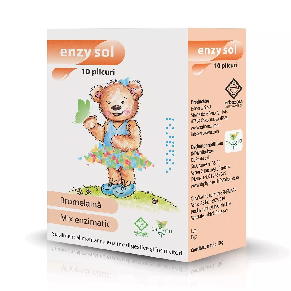 ENZYSOL X 10 PLICURI DR. PHYTO