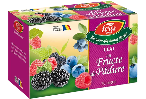 FARES CEAI CU FRUCTE PADURE X 20 PLICURI