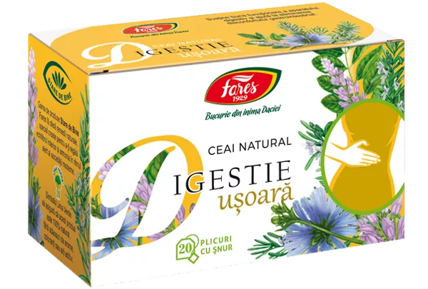 FARES CEAI DIGESTIE USOARA X 20 PLICURI