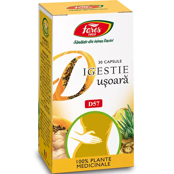 FARES DIGESTIE USOARA X 30 CAPSULE