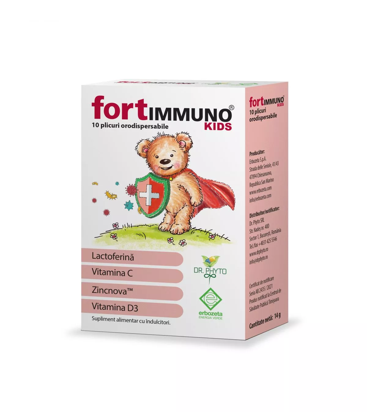 FORTIMMUNO KIDS X 10 PL ORODISP