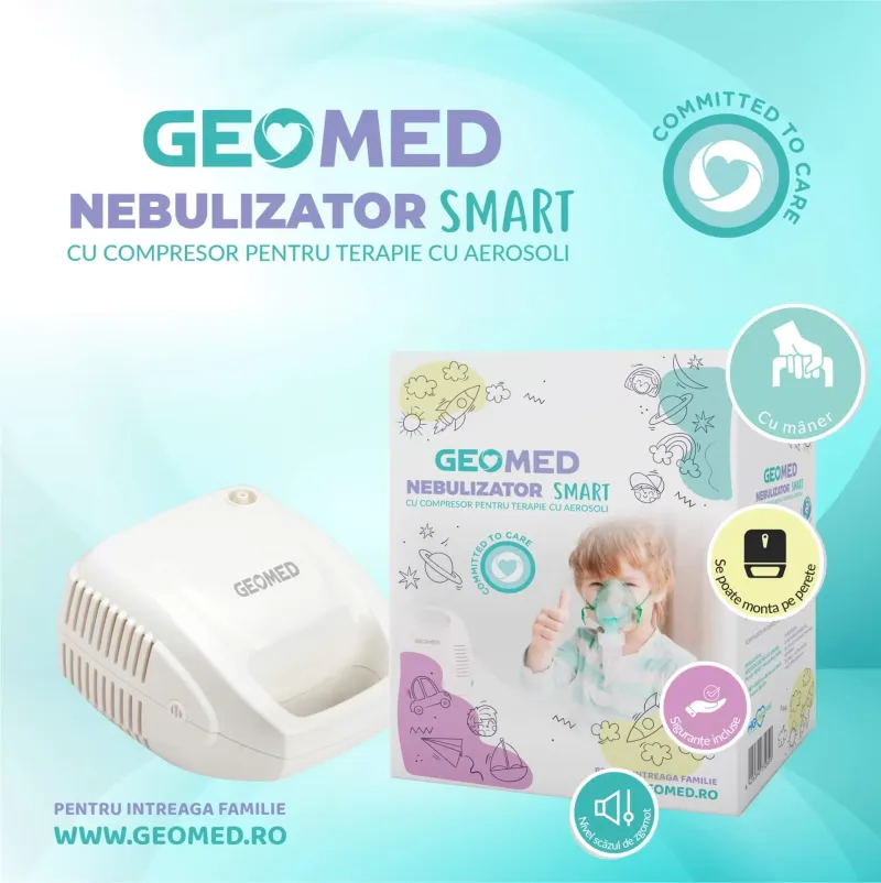 GEOMED NEBULIZATOR CU COMPRESOR SMART