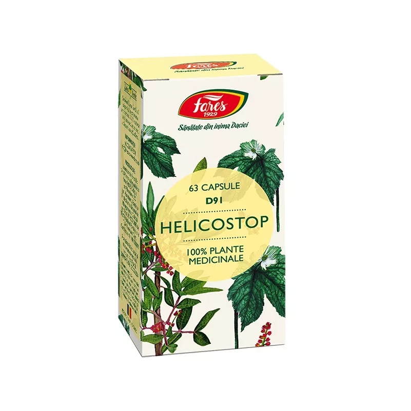 HELICOSTOP X 63 CAPSULE FARES