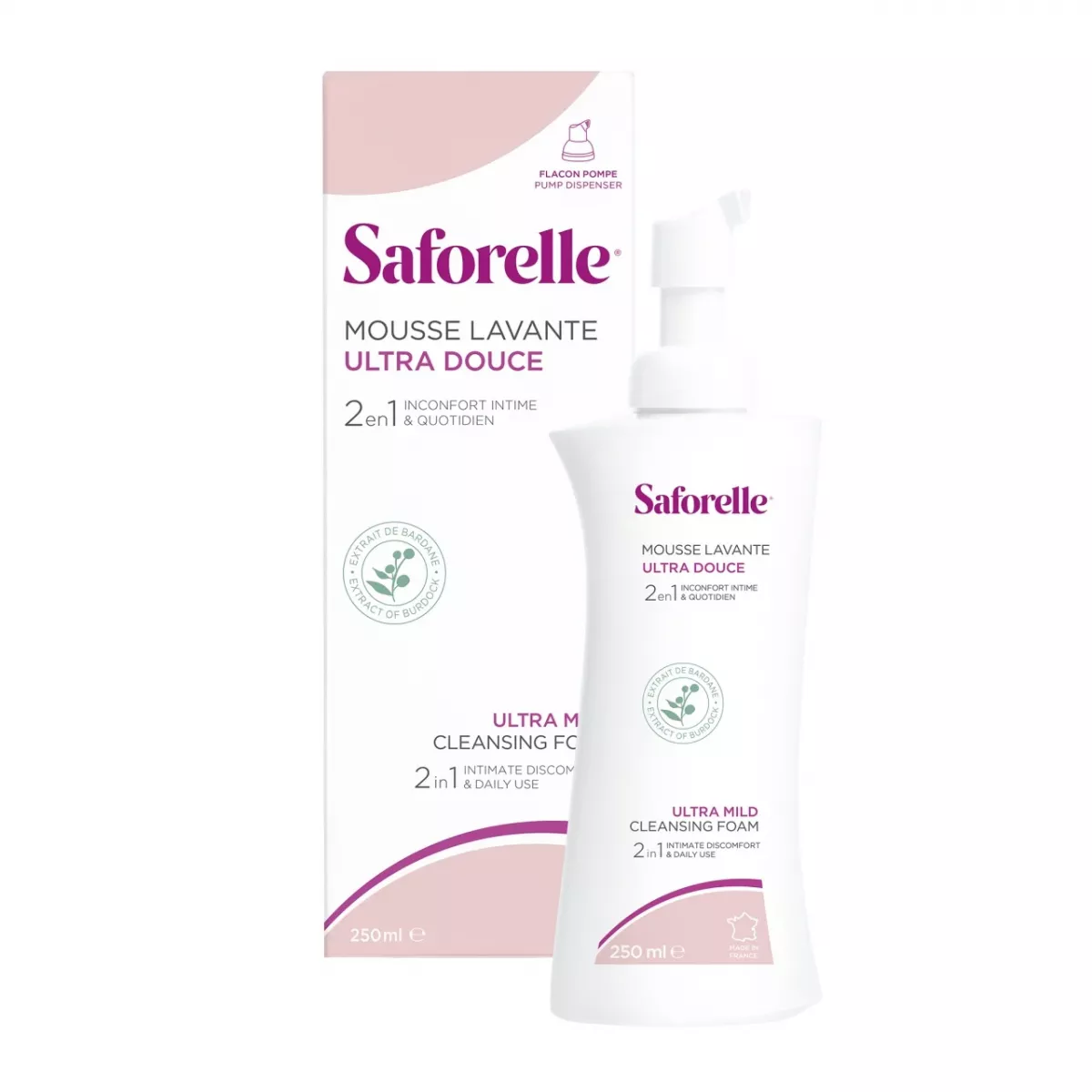 SAFORELLE SPUMA INTIMA PENTRU CURATARE ULTRADELICATA X 250 ML