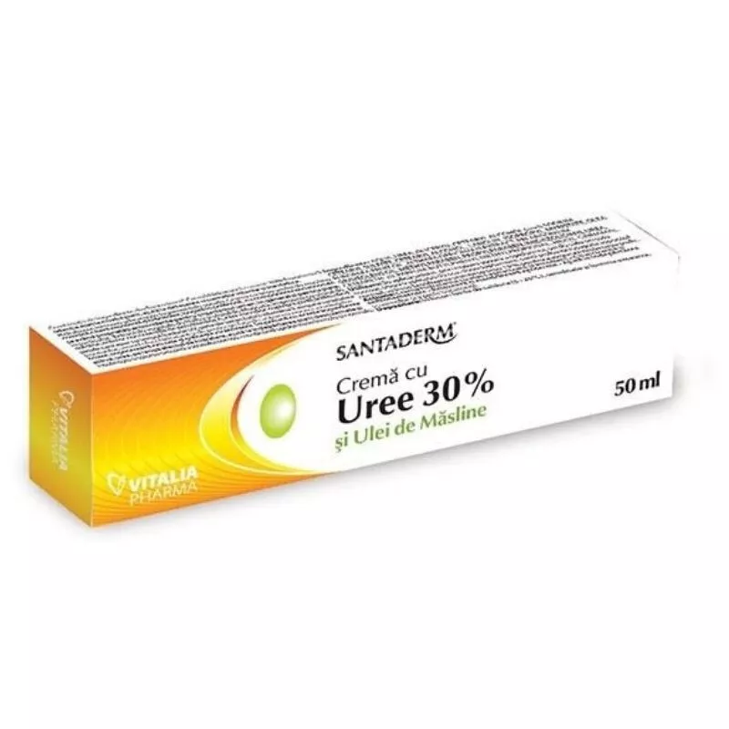 SANTADERM CREMA UREE 30% & ULEI MASLINE X 50 ML