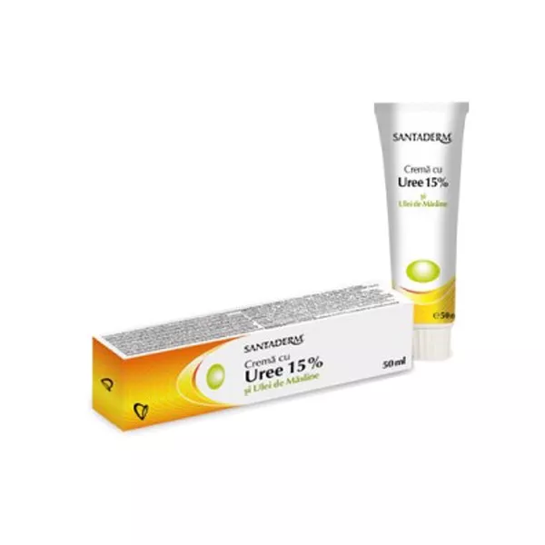 SANTADERM CREMA UREE 15% & ULEI MASLINE X 50 ML