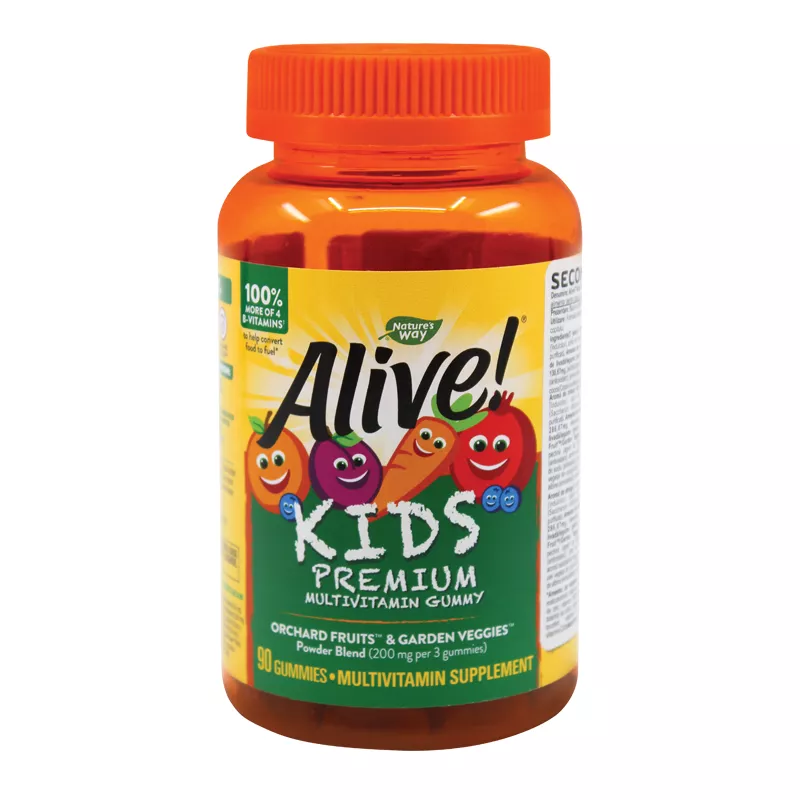 SECOM ALIVE GUMMIES MULTI-VITAMIN Pentru COPII X 90 JELEURI