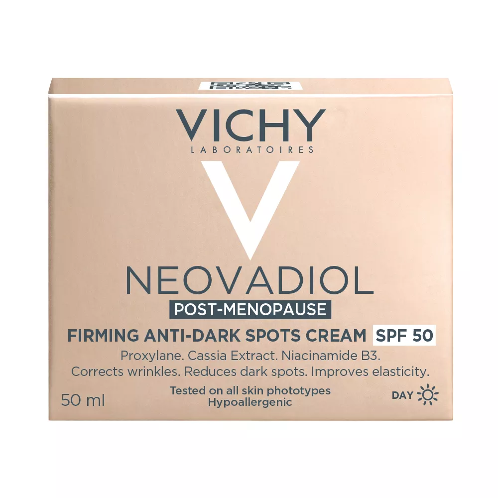VICHY NEOVADIOL POST-MENOPAUSE- CREMA DE ZI FERMITATE SI ANTI-PETE PIGMENTARE SPF 50