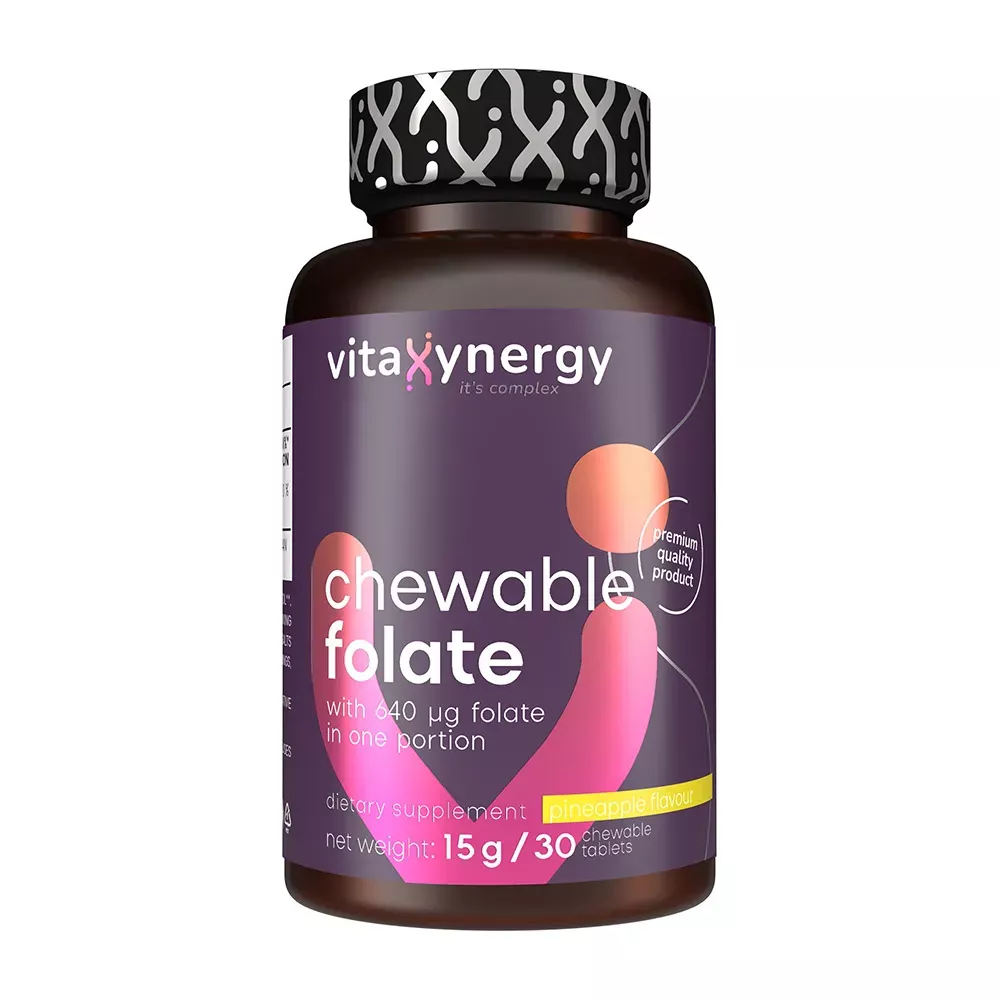 VITAXYNERGY CHEWABLE FOLATE X 30 TABS.