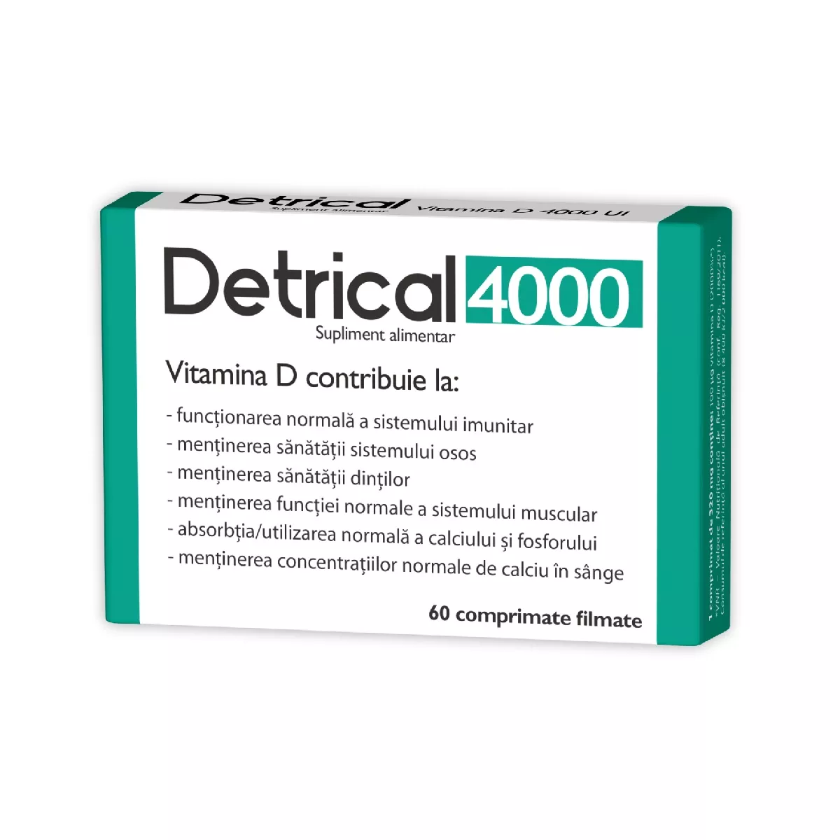 ZDROVIT-DETRICAL D3 4000UI X 60 CP CAPSULE NATUR PRODUKT ZDROVIT