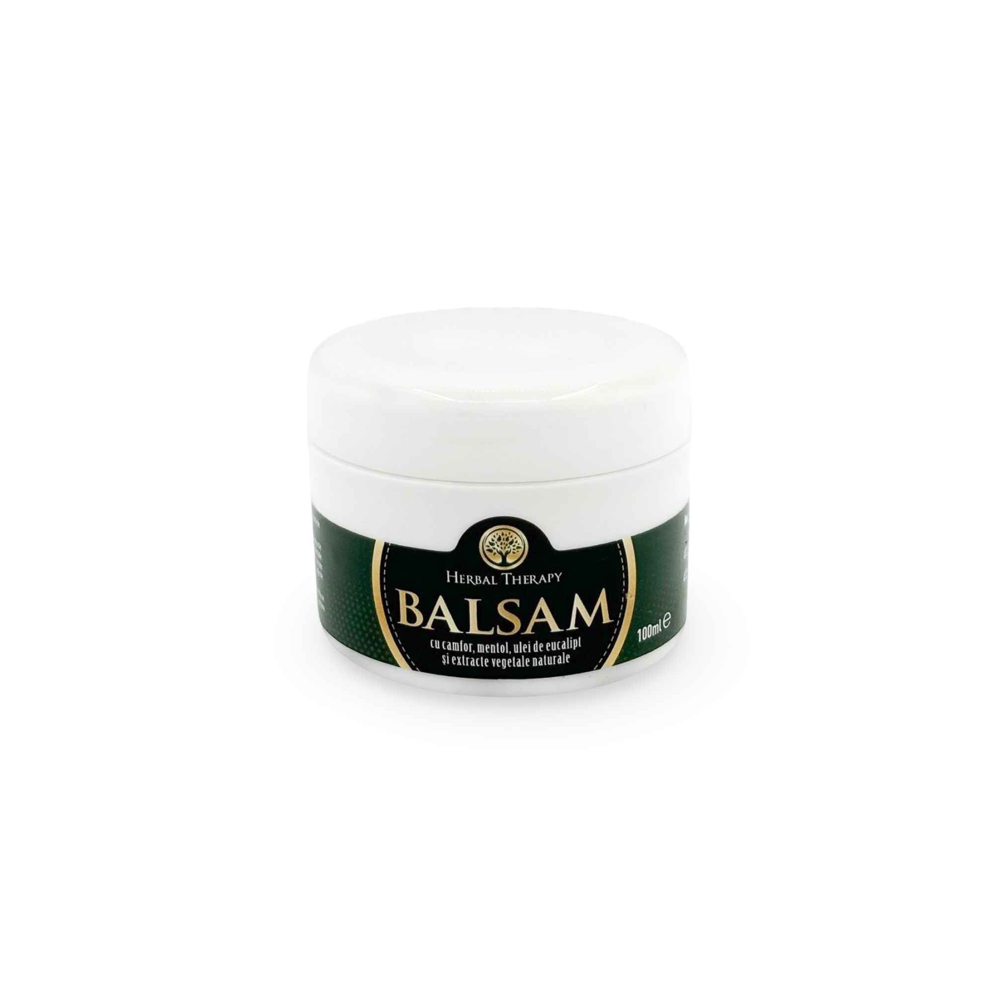 Balsam Calmare și Revitalizare Mușchi Tensionați - Eucalipt și Camfor, 100 ml