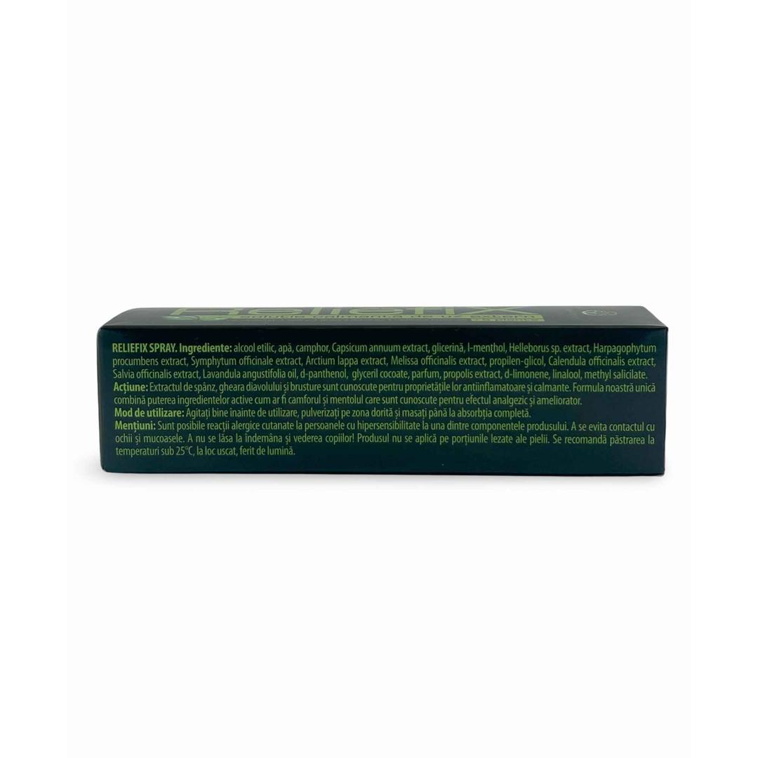 Reliefix Spray – spray cosmetic pentru masaj corporal, efect răcoritor, 100 ml - imagine 6