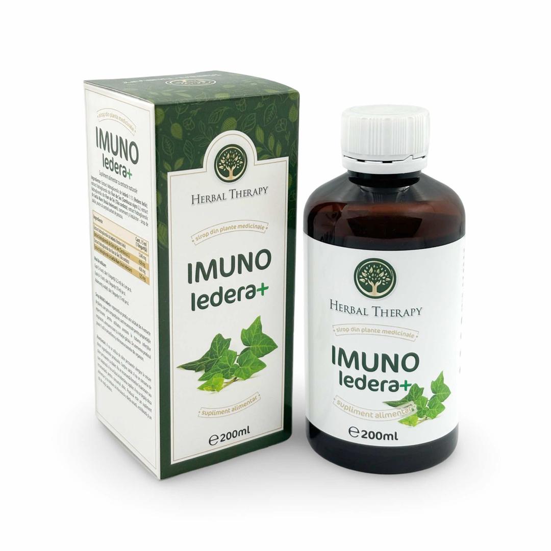 Sirop cu extract de iederă – Imuno Iederă, supliment alimentar, 200 ml - imagine 4