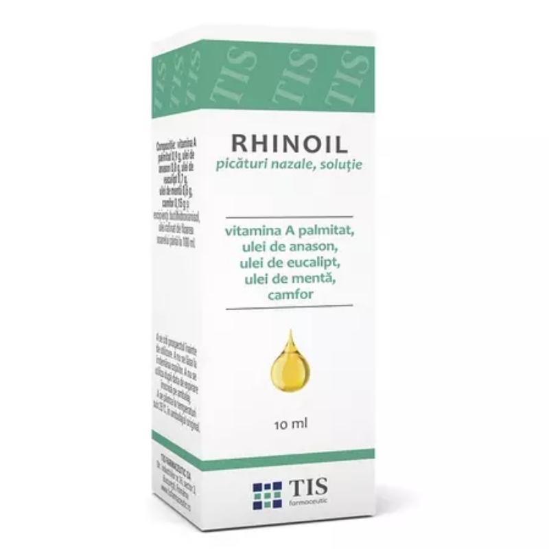 Rhinoil picaturi nazale, solutie, 10 ml, Tis Farmaceutic